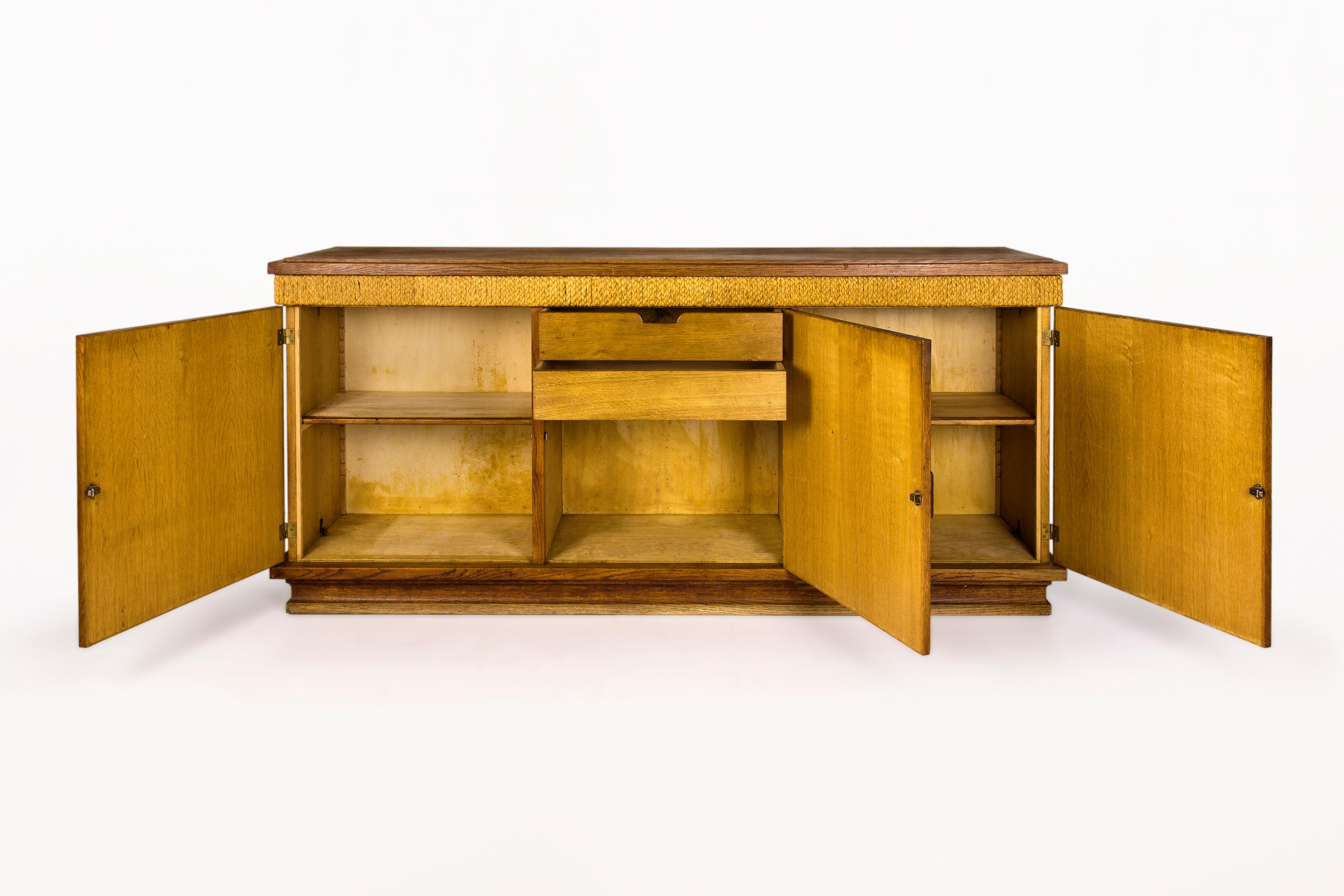 Adrien Audoux & Frida Minet Sideboard, circa 1950, France In Good Condition In Girona, Spain