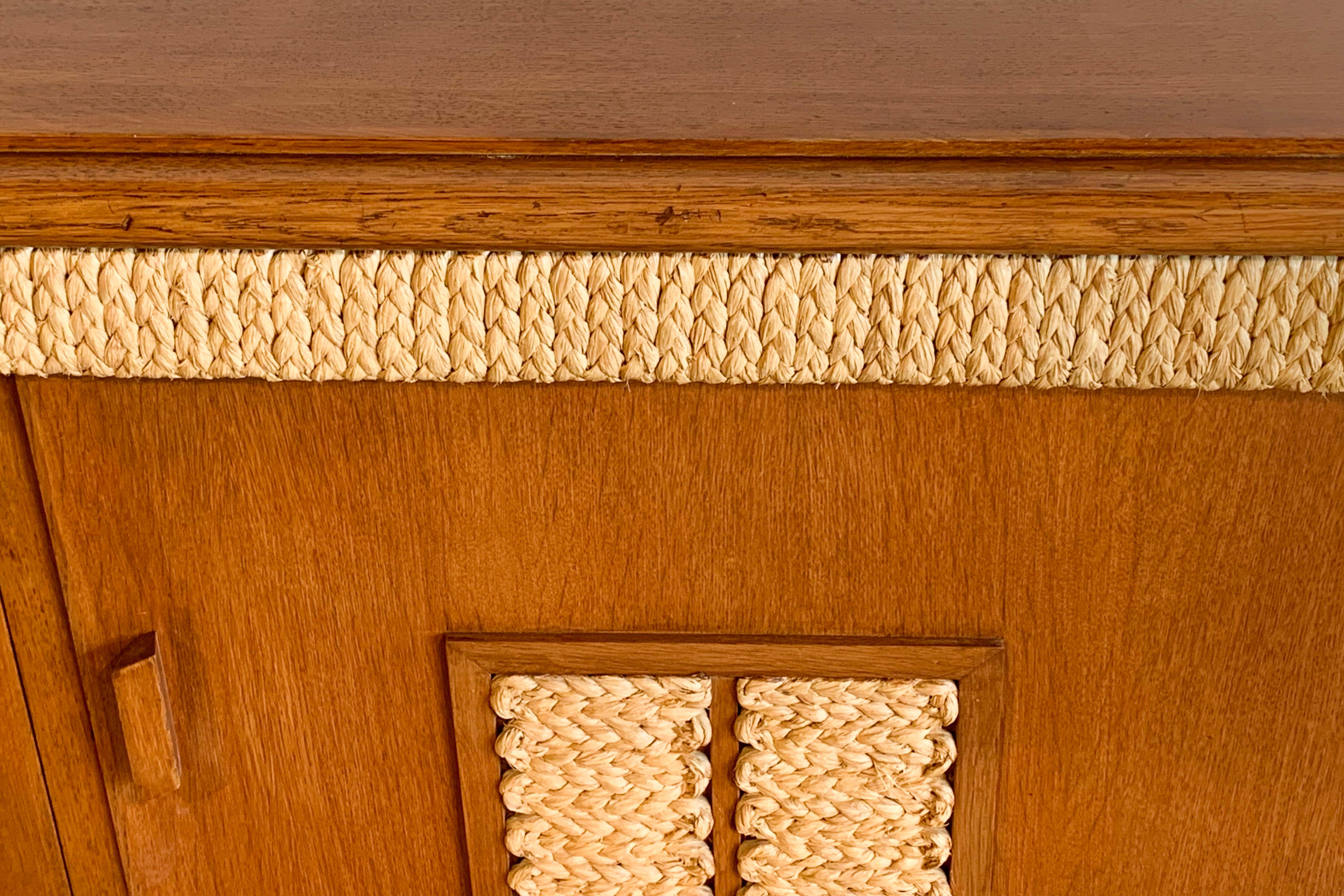 20th Century Adrien Audoux & Frida Minet Sideboard, circa 1950, France