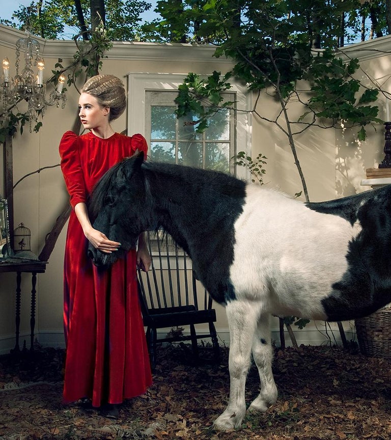 Adrien Broom Audrey And The Pony Fantasy Photograph Woman In