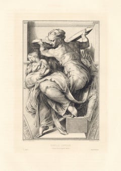"Sibylle Libyque" etching