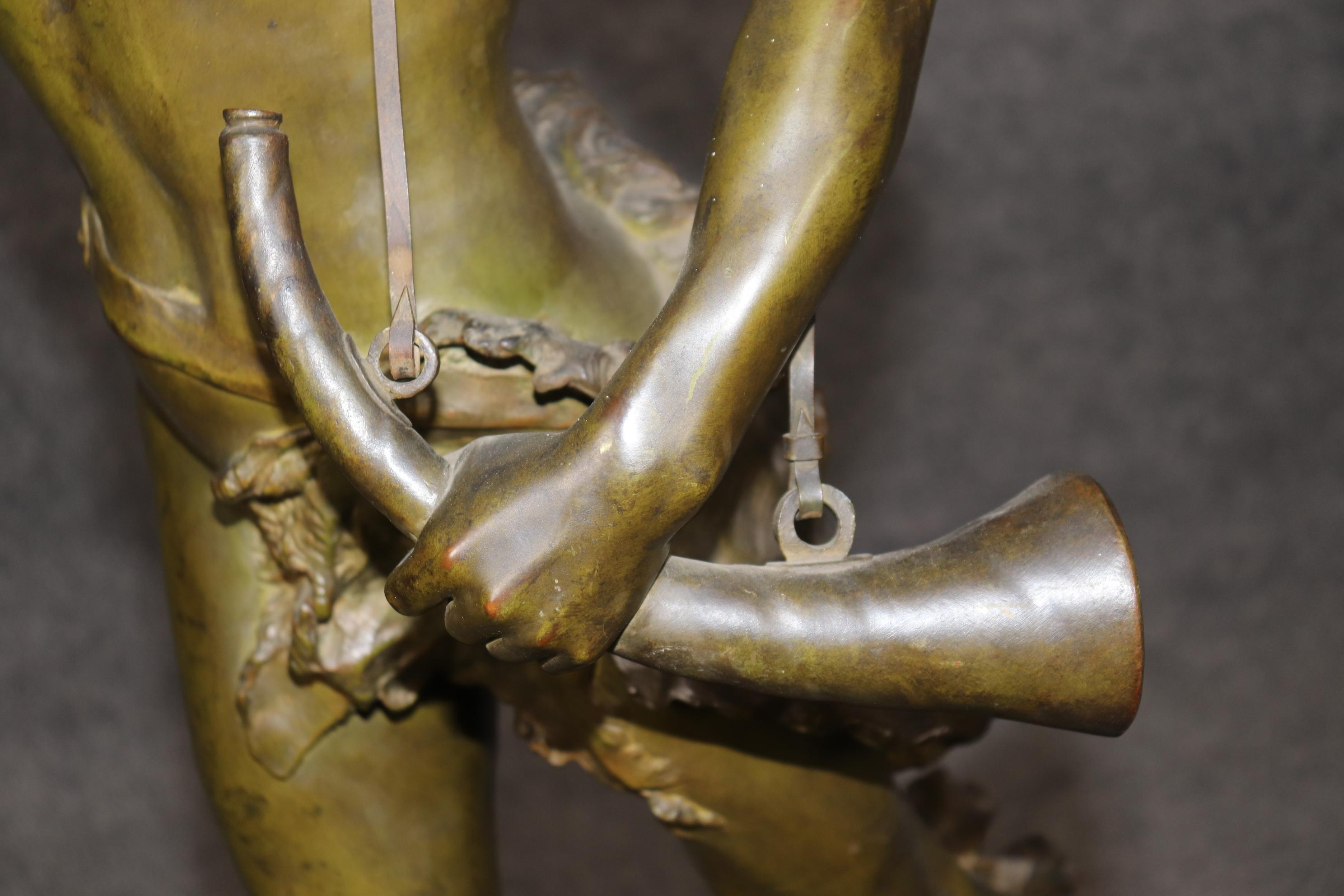 Adrien Étienne Gaudez Scultura figurativa in bronzo 