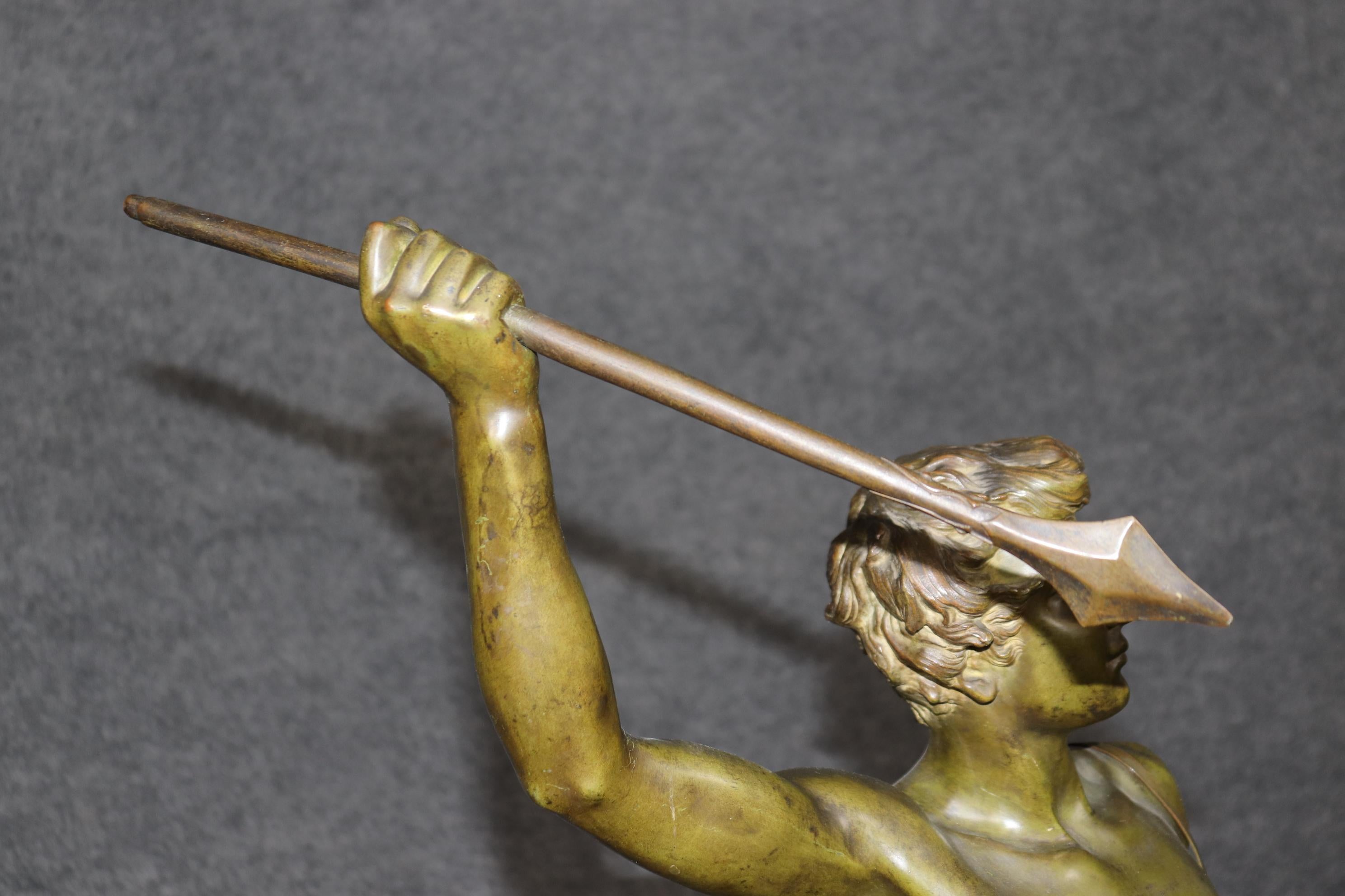 Bronzo Adrien Étienne Gaudez Scultura figurativa in bronzo 