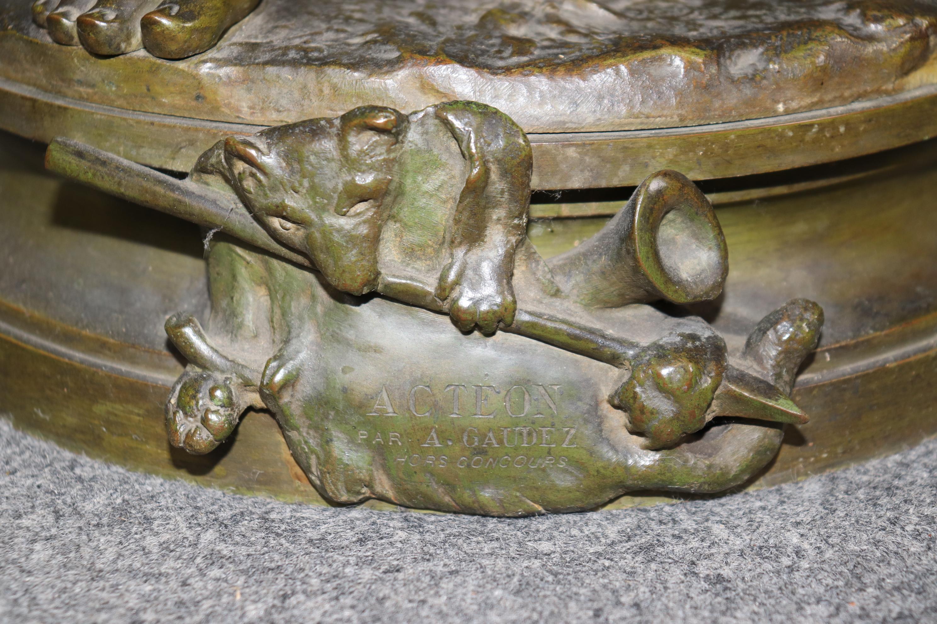 Adrien Étienne Gaudez Scultura figurativa in bronzo 