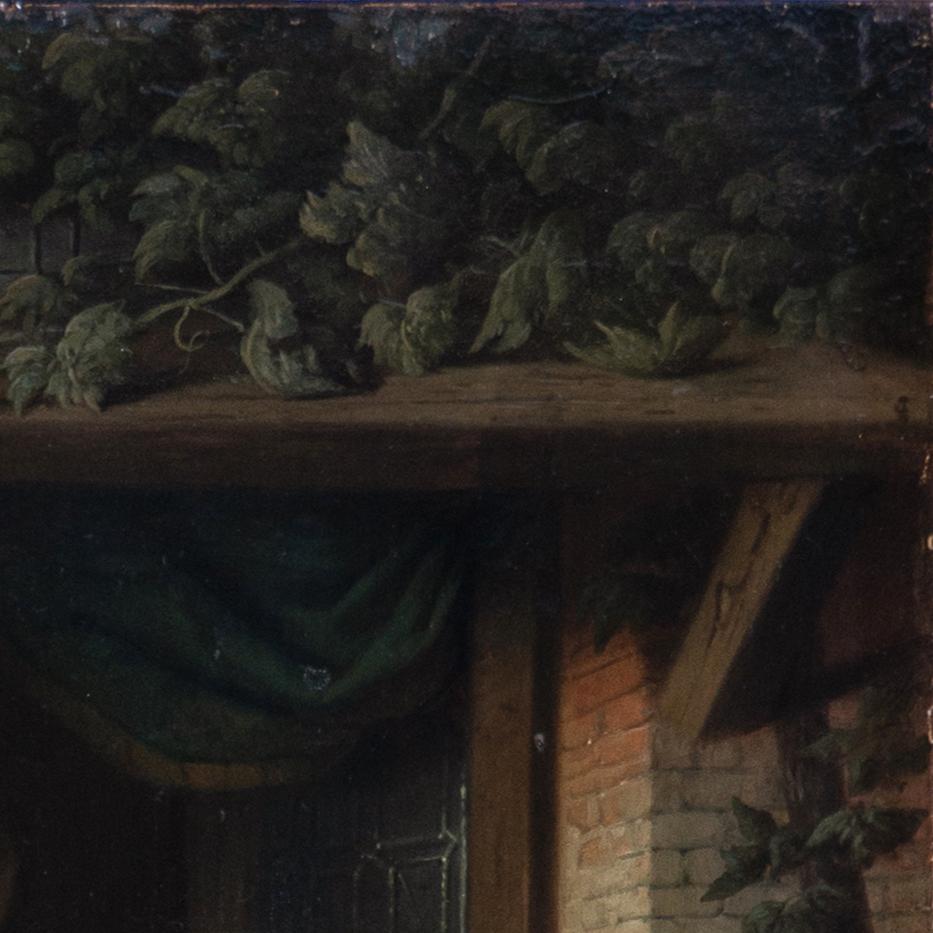 Duetto dell'amante, scena d'interno olandese, Trinità di Bach, violino, romanticismo, chitarra in vendita 3