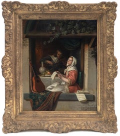'The Lover's Duet', Dutch Interior Scene, Bach Trinity, Violin, Romance, Guitar