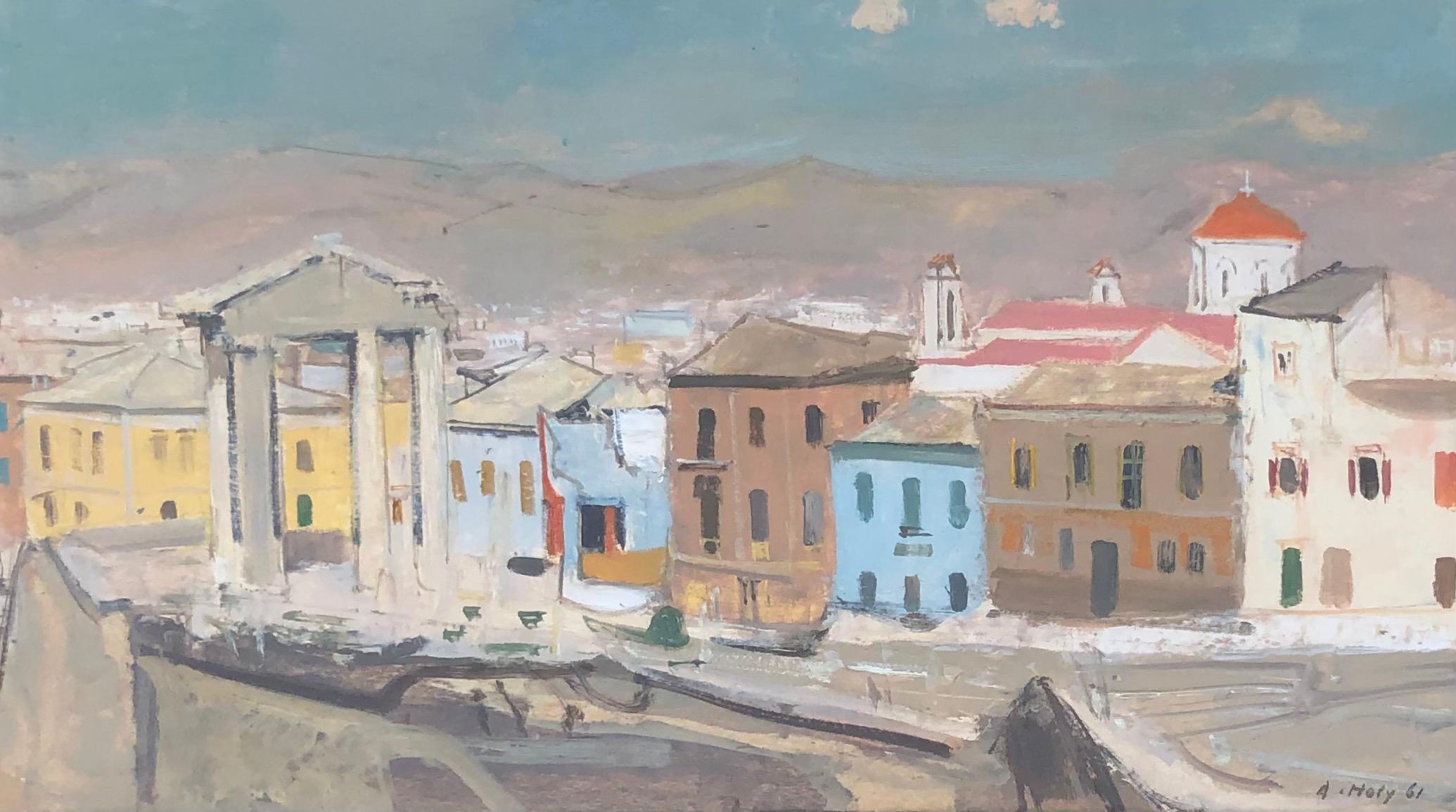 Landscape Painting di Adrien Holy - Città