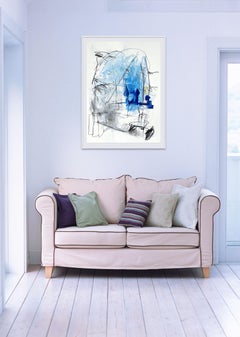 Blue trees (Abstract painting)