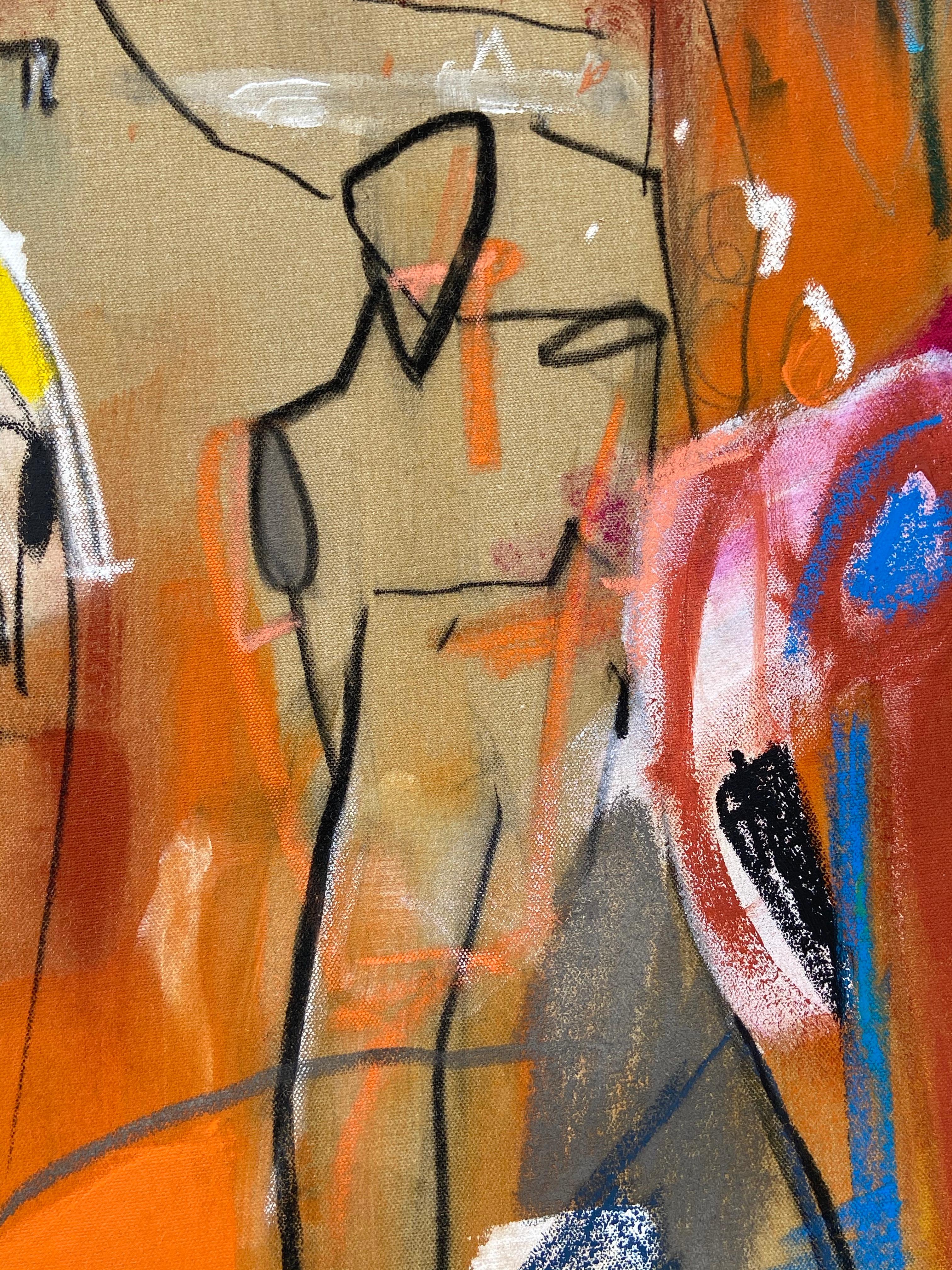 Grafica romantica - Part. 2 (Pittura astratta) in vendita 3