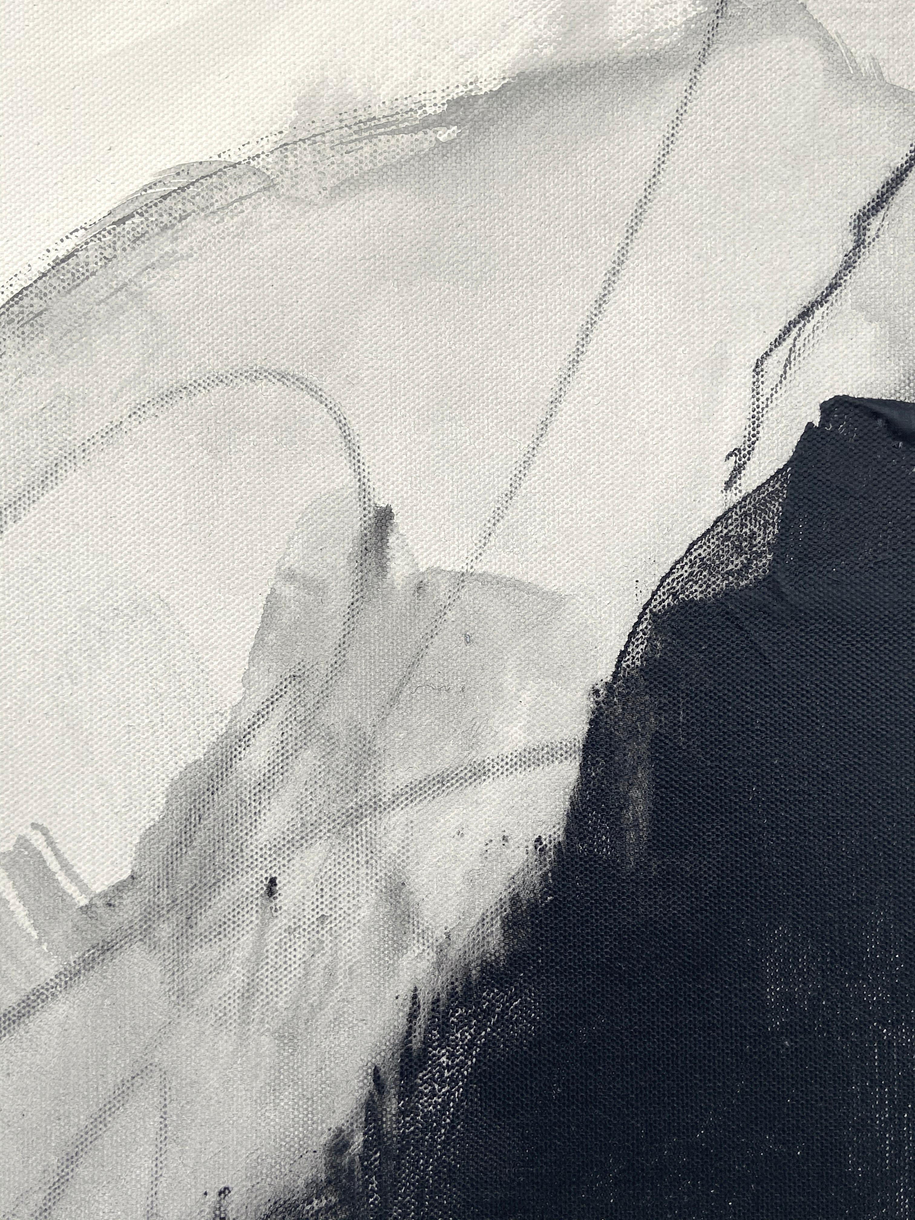 Abstraction monochrome Part One (peinture abstraite) en vente 4
