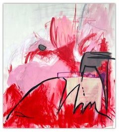 Ciottolo nel cielo (Quadro astratto)