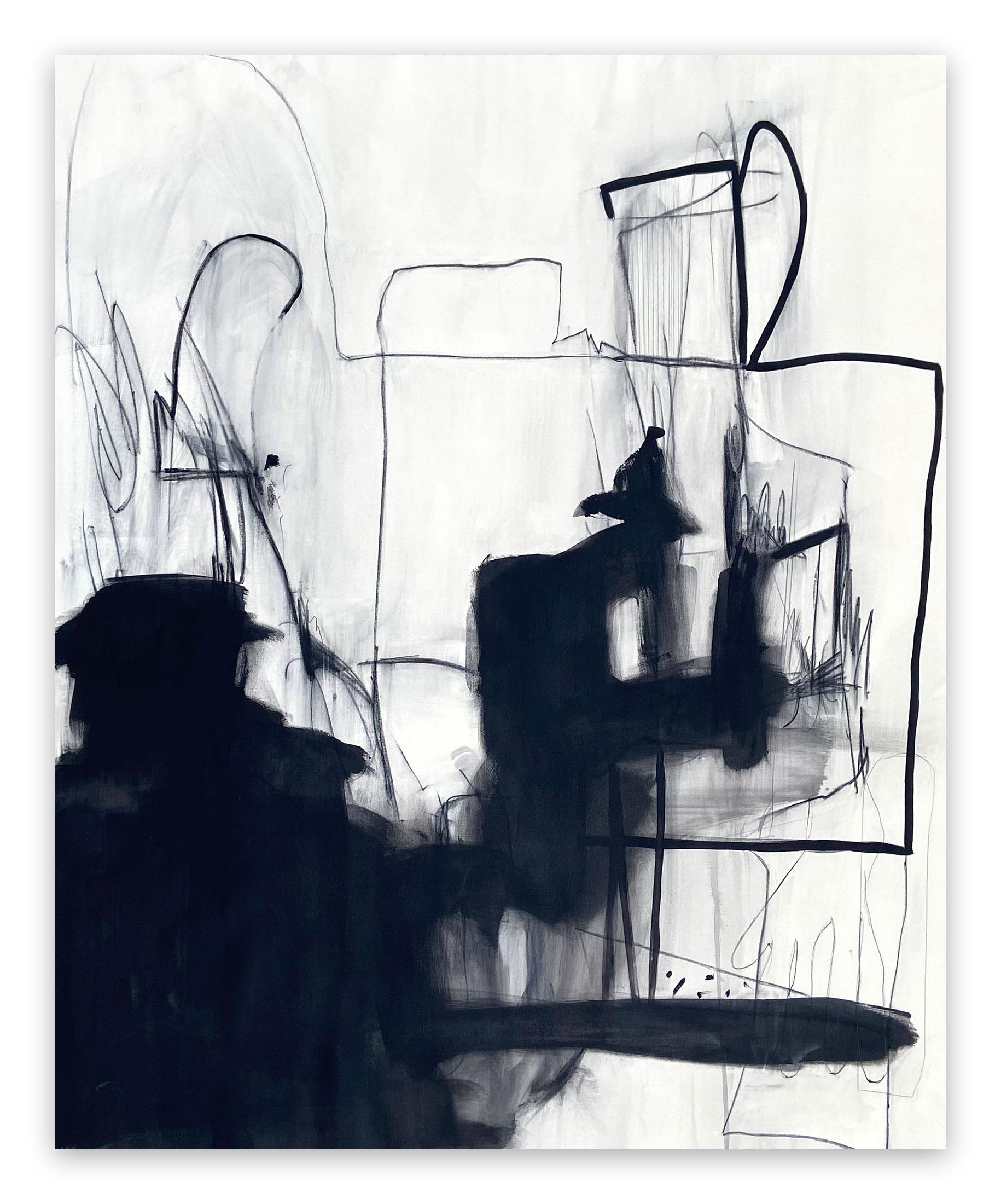 Adrienn Krahl Abstract Painting – Tinman (Abstraktes Gemälde)