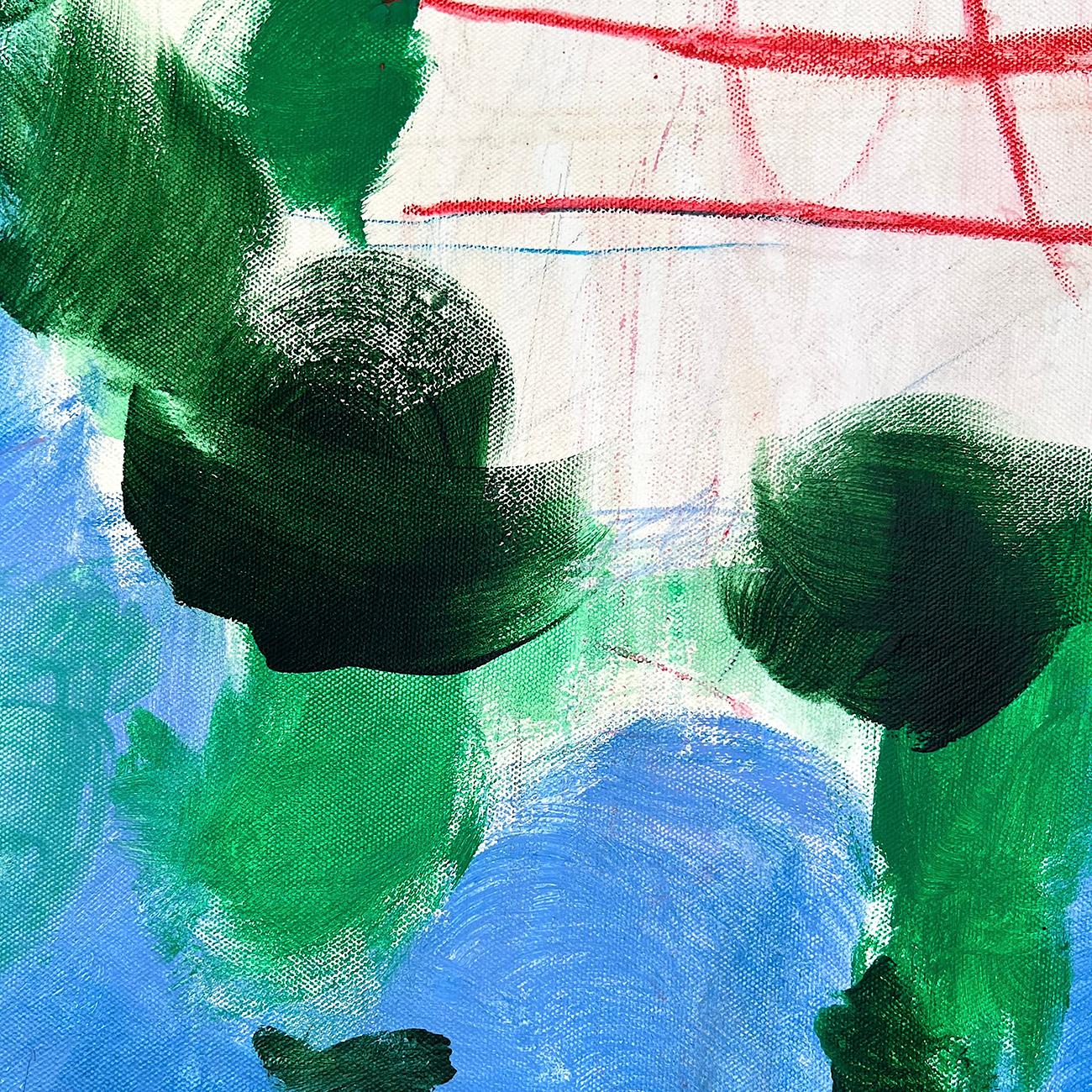 Passeggiata a Ginza  (Pittura astratta) in vendita 5