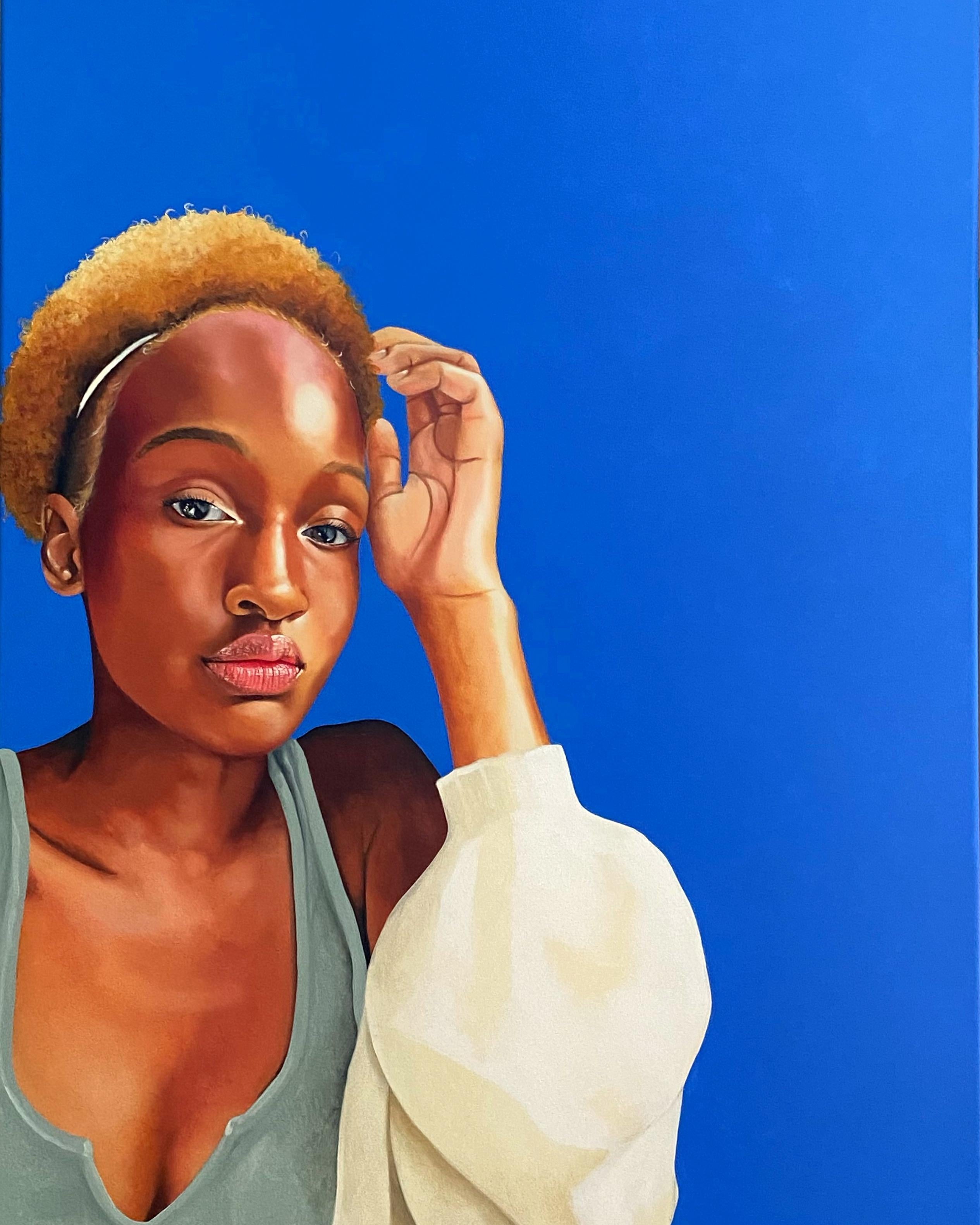 Figurative Painting de Adrienne Brown-David - Sorprendida por mi propia belleza #26