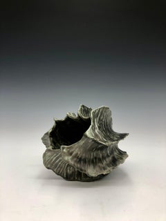 Green Seapod Ceramic Vessel Sculpture