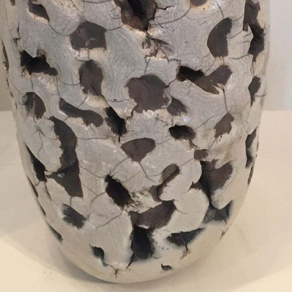 Pitted Vessel - Contemporary Sculpture by Adrienne Fierman
