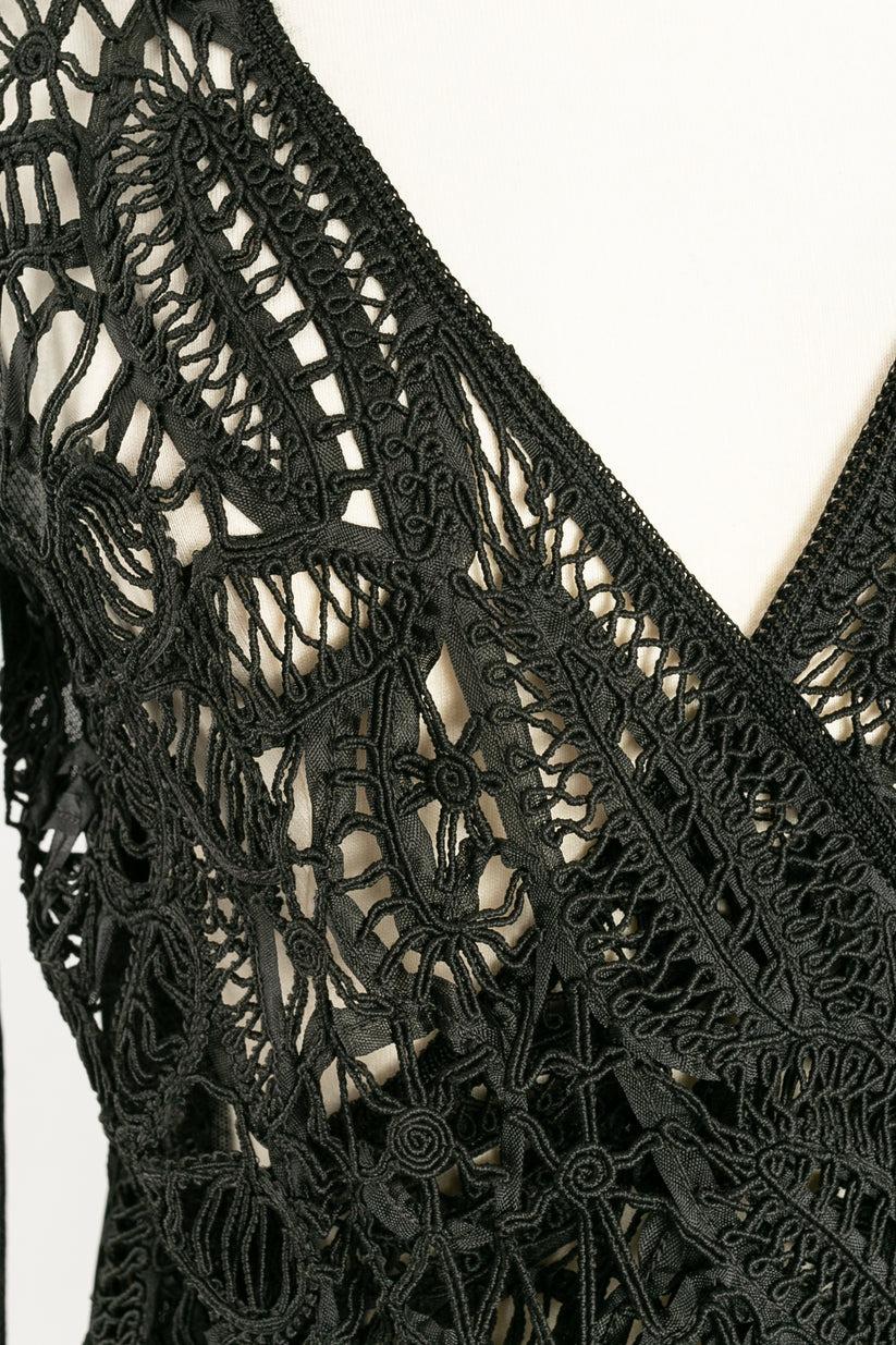 Adrienne Haute Couture Long Sleeve Top For Sale 5
