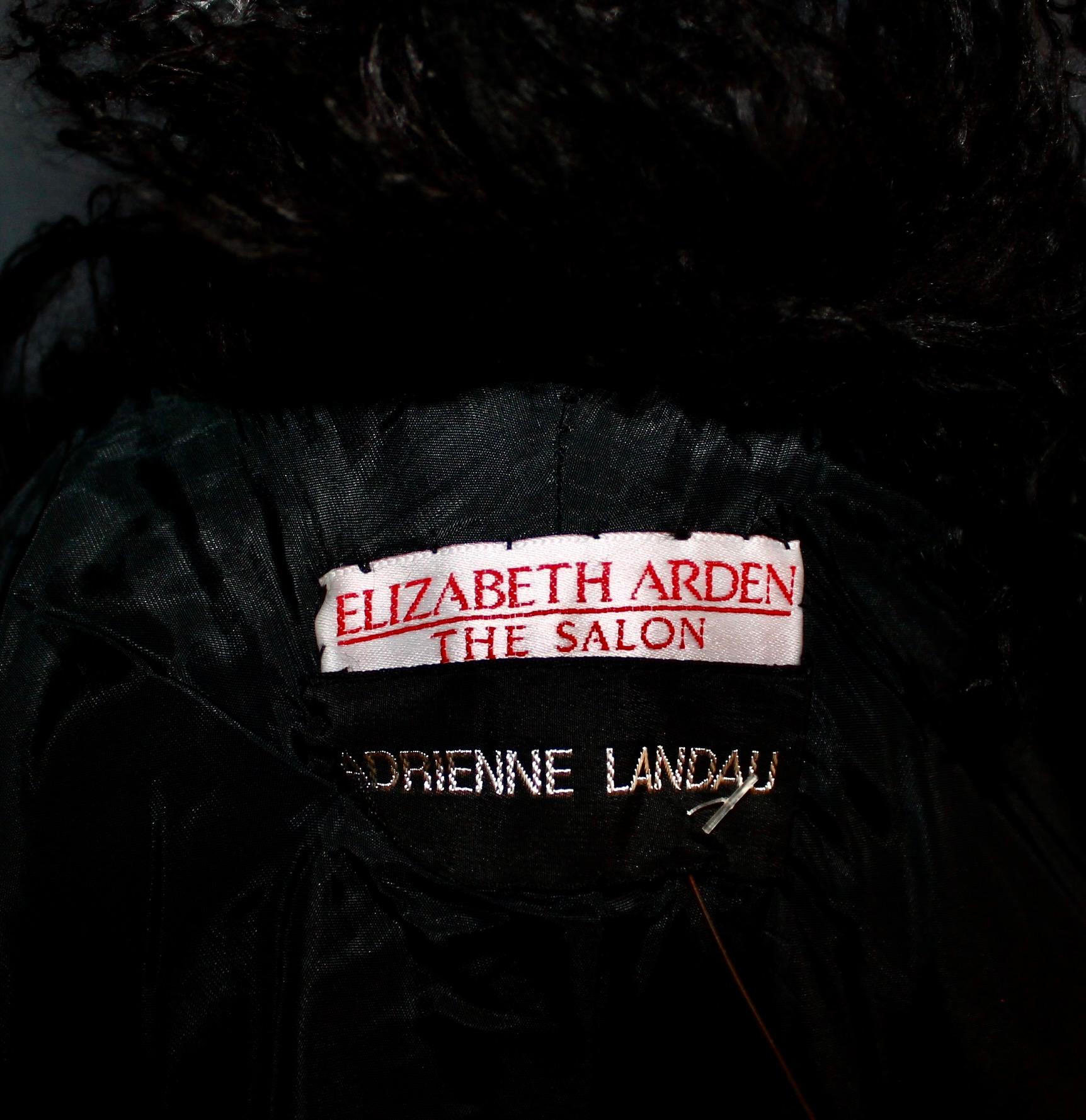 Adrienne Landau for Elizabeth Arden Salon Faux Zebra/Mongolian Curly Lamp Jacket 7