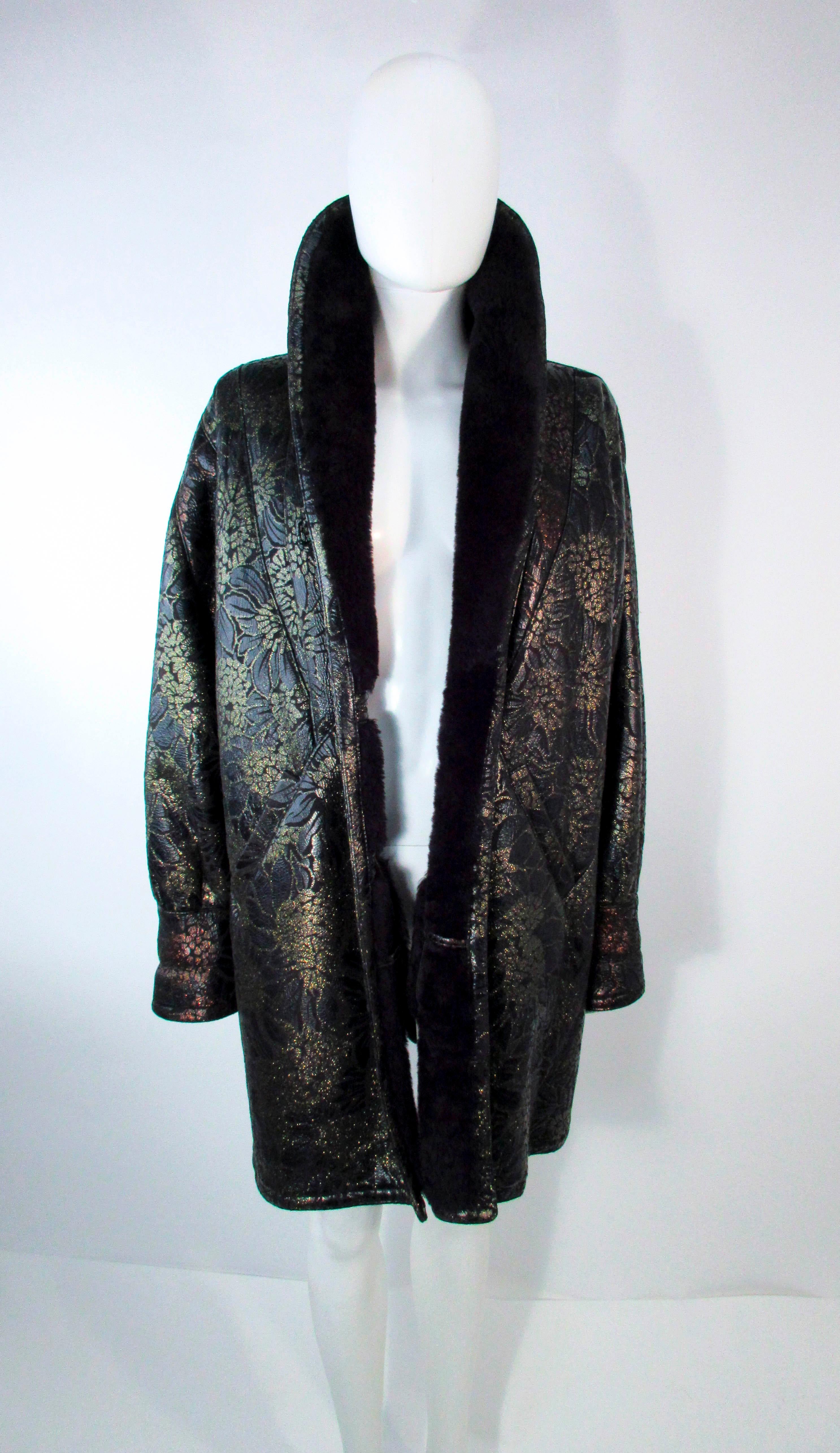 adrienne landau faux fur cape