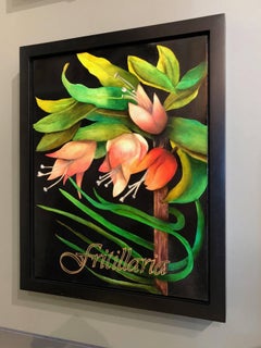 Bloom / huile sur panneau