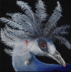 En peligro de extinción: Paloma coronada occidental de Nueva Guinea.