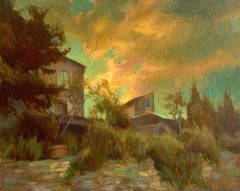 "Châteauneuf-de-Gadagne", Oil Painting