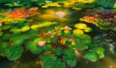 "Golden Hour II" (2024) By Adrienne Stein, Original Oil Landscape Painting