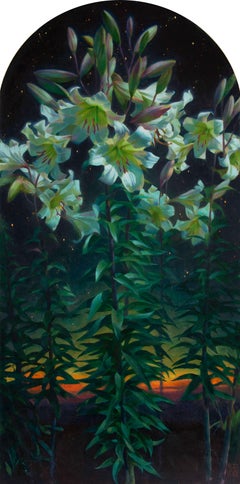 "Star Gazers" (2024) By Adrienne Stein, Original Oil Landscape Painting