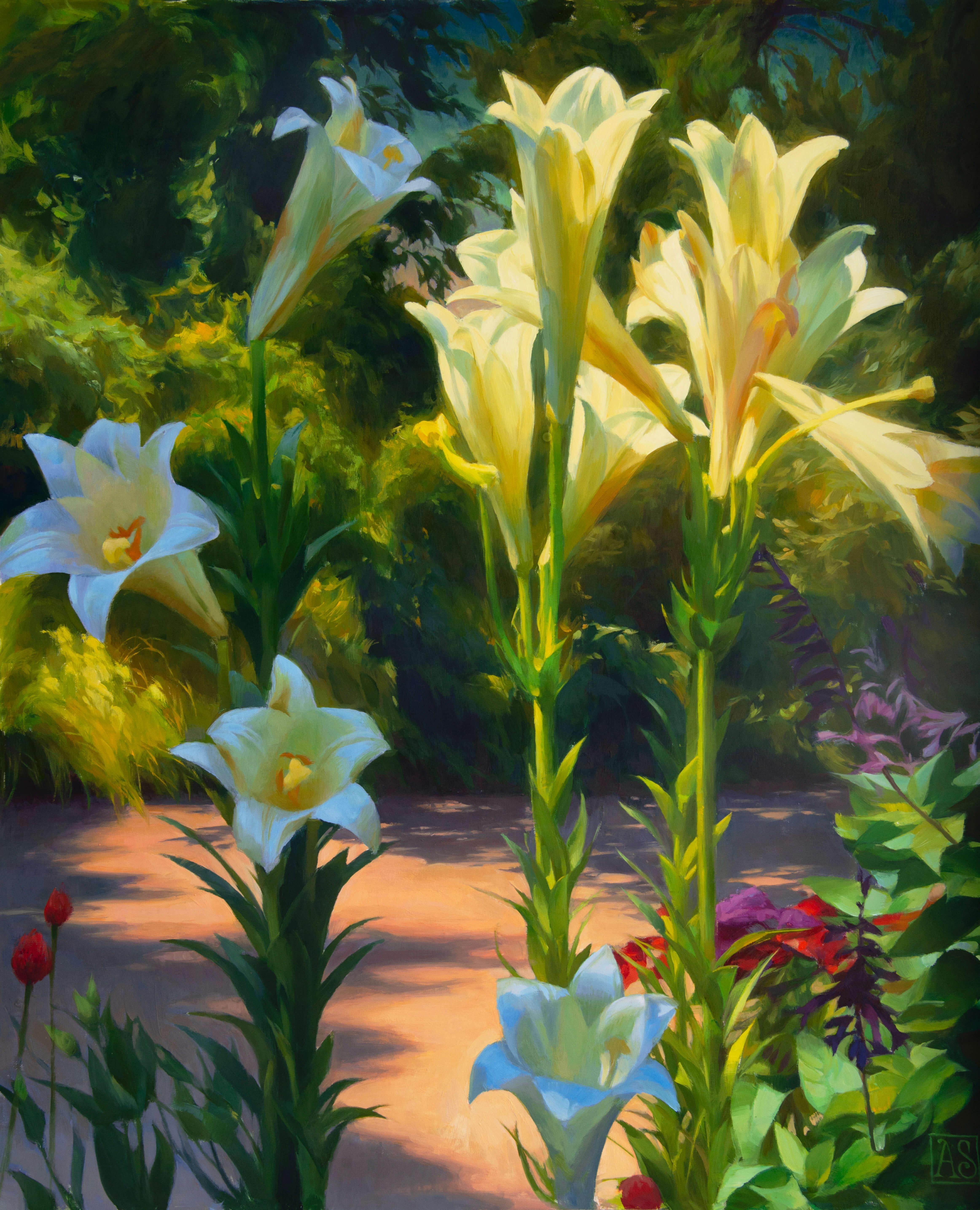 "The Grove" (2024) By Adrienne Stein, Original Oil Floral Painting