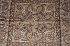 Adrienne Vittadini Beautifully Elegant "Winter's Palsey In Golden Brown" Scarf