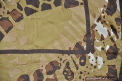 Adrienne Vittadini Multi-Olive "Jungle" Silk Scarf