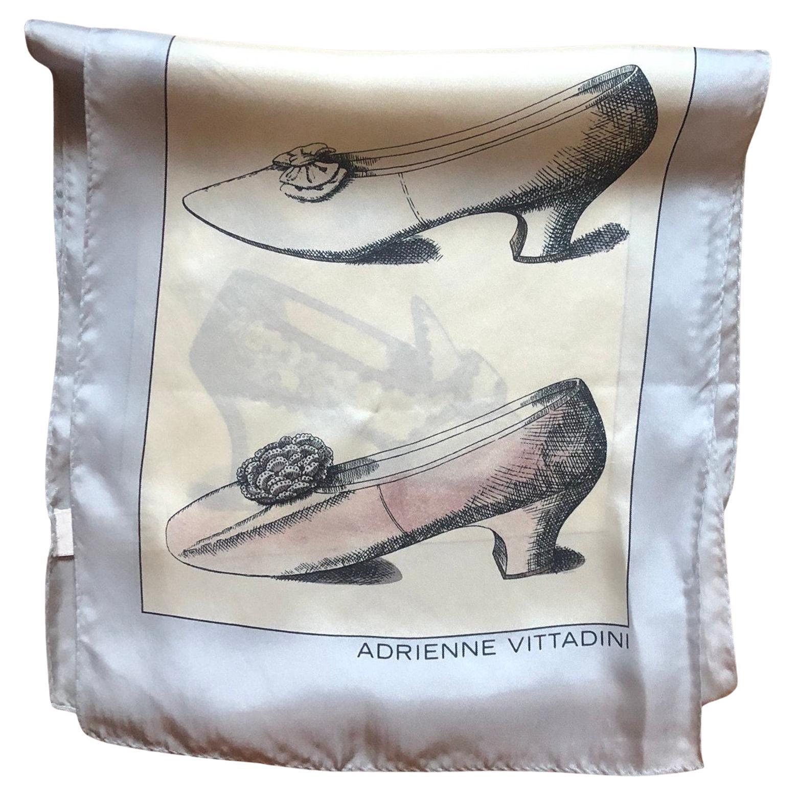 Adrienne Vittadini Shoe Print Scarf For Sale
