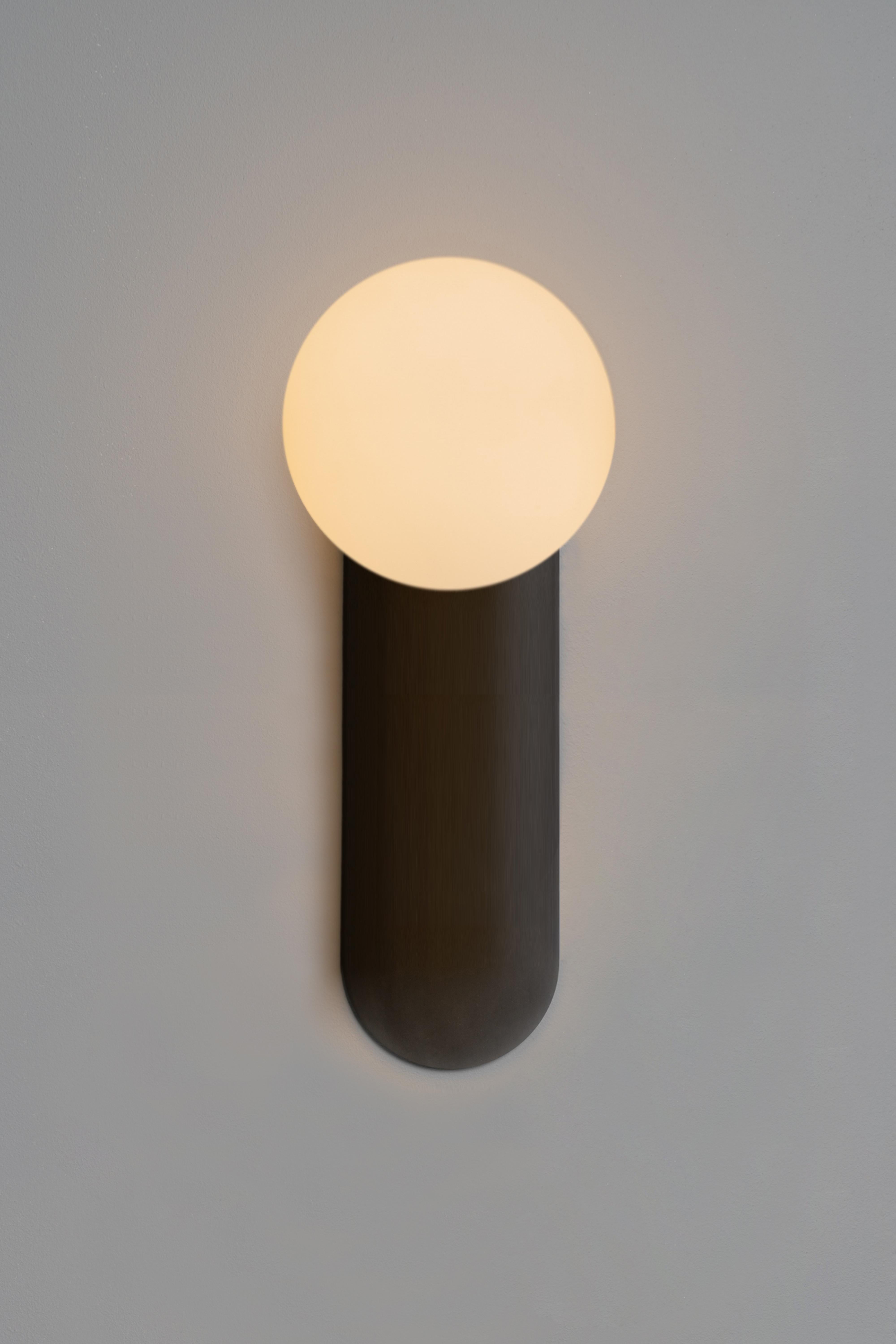 Modern Adrion Wall Sconce LG by Schwung For Sale