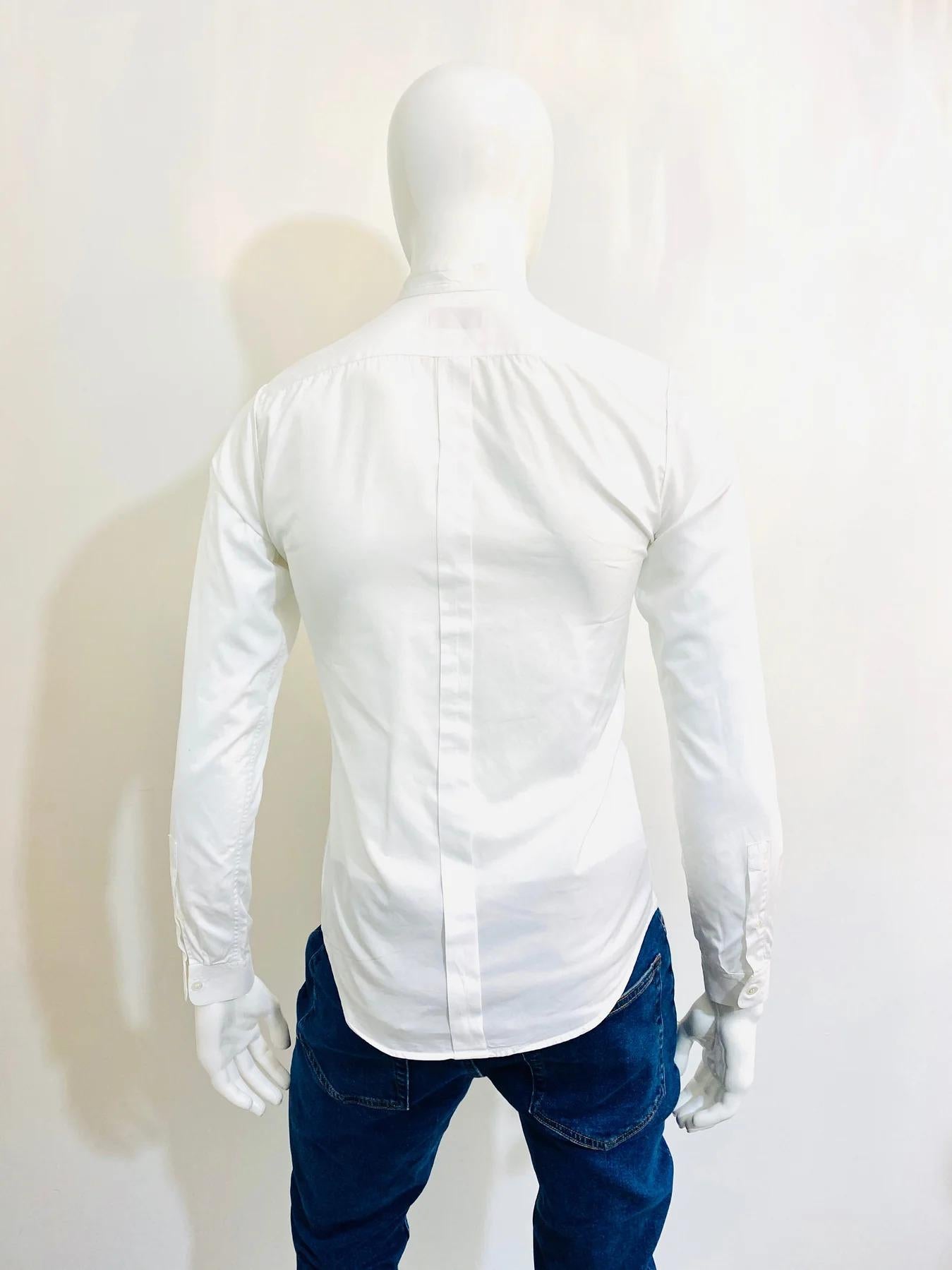 Gray Advani Italian Cotton Shirt For Sale