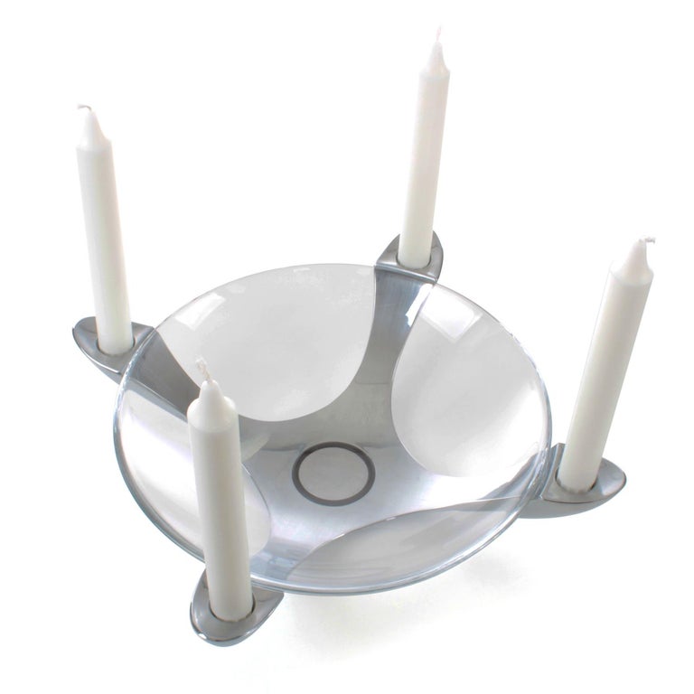 Candle Holder, 4-Lights by Stelton, Modern Steel Candleholder 1stDibs | modern advent candle 4 candle holder, stelton candle holder