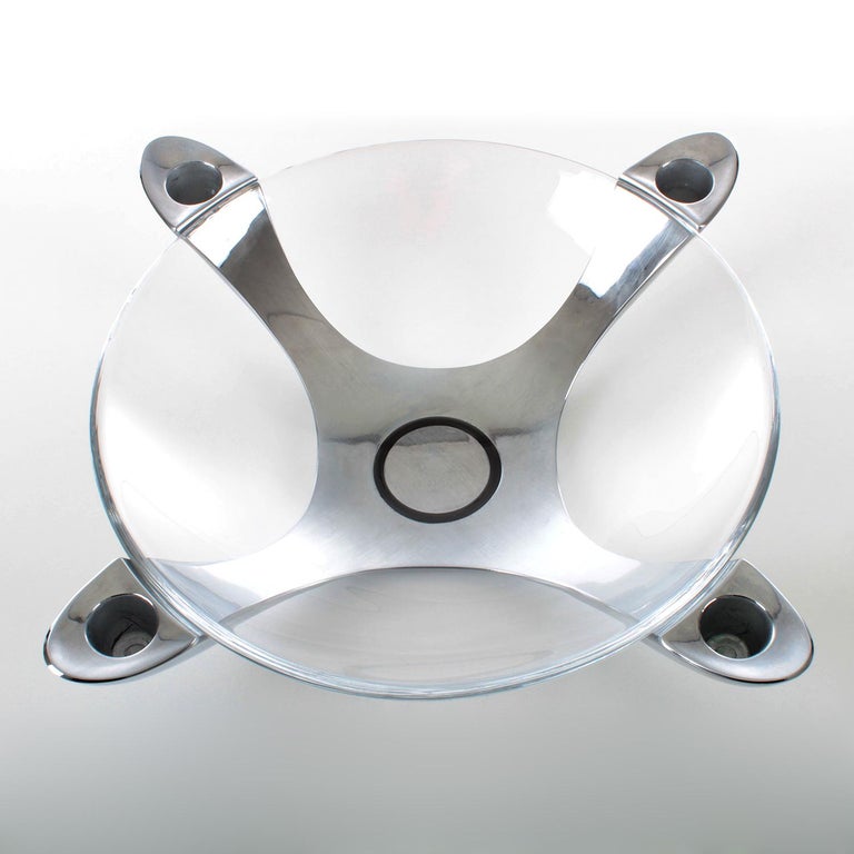 Advent Candle Holder, 4Lights by Stelton, Modern Stainless Steel