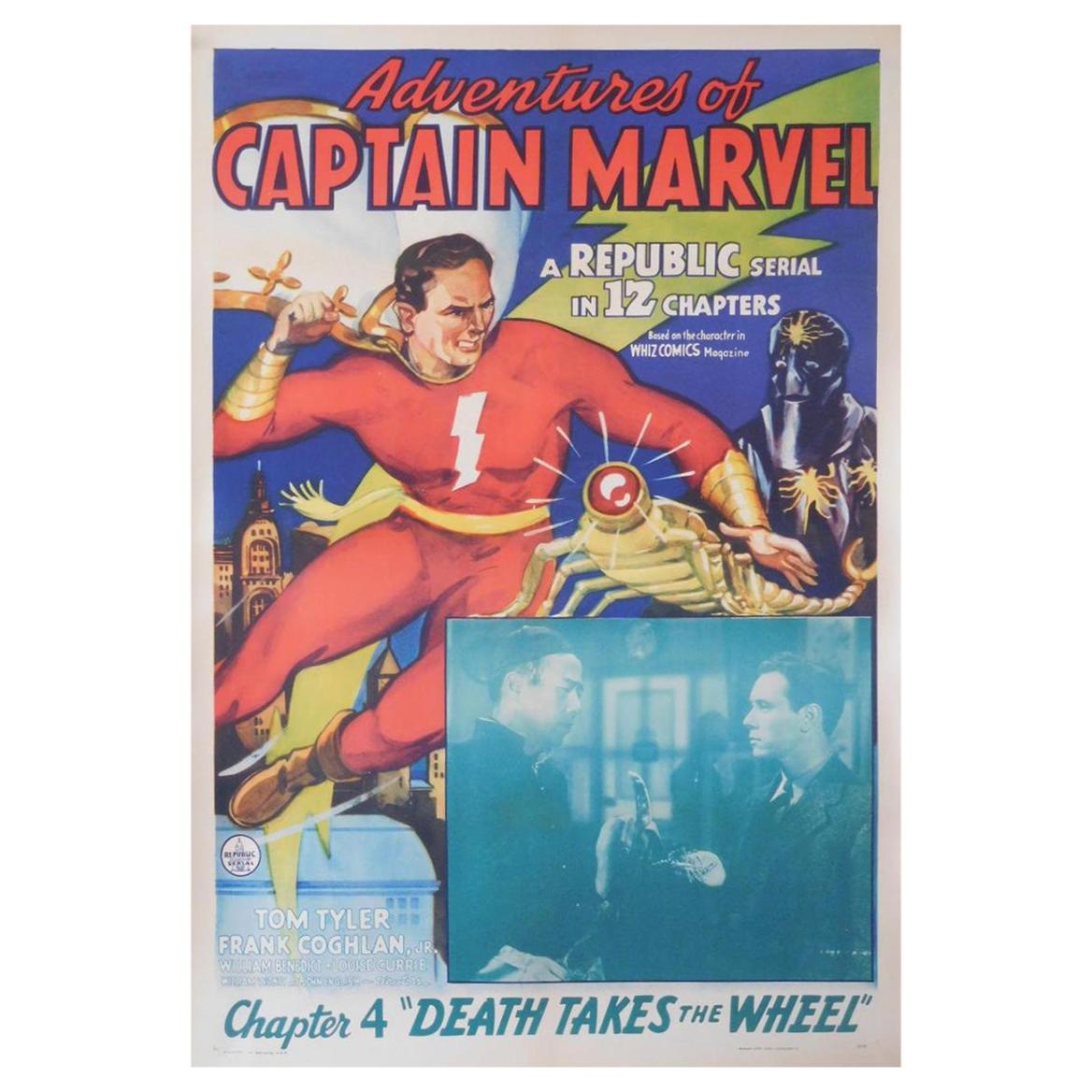 "Adventures of Captain Marvel" '1941' Poster For Sale