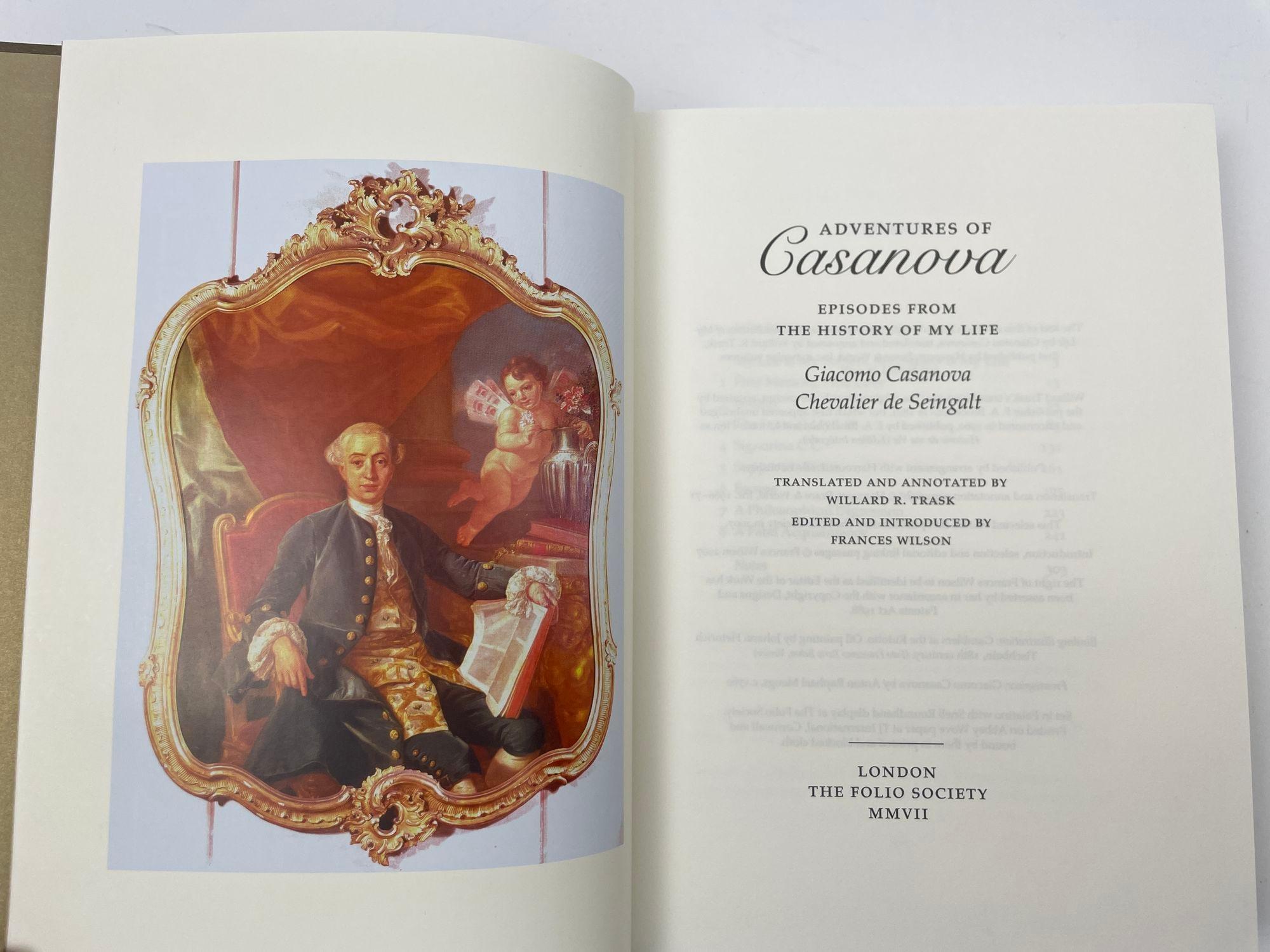 Contemporary Adventures of Casanova Episodes From the History of My Life Hardcover Book 2007