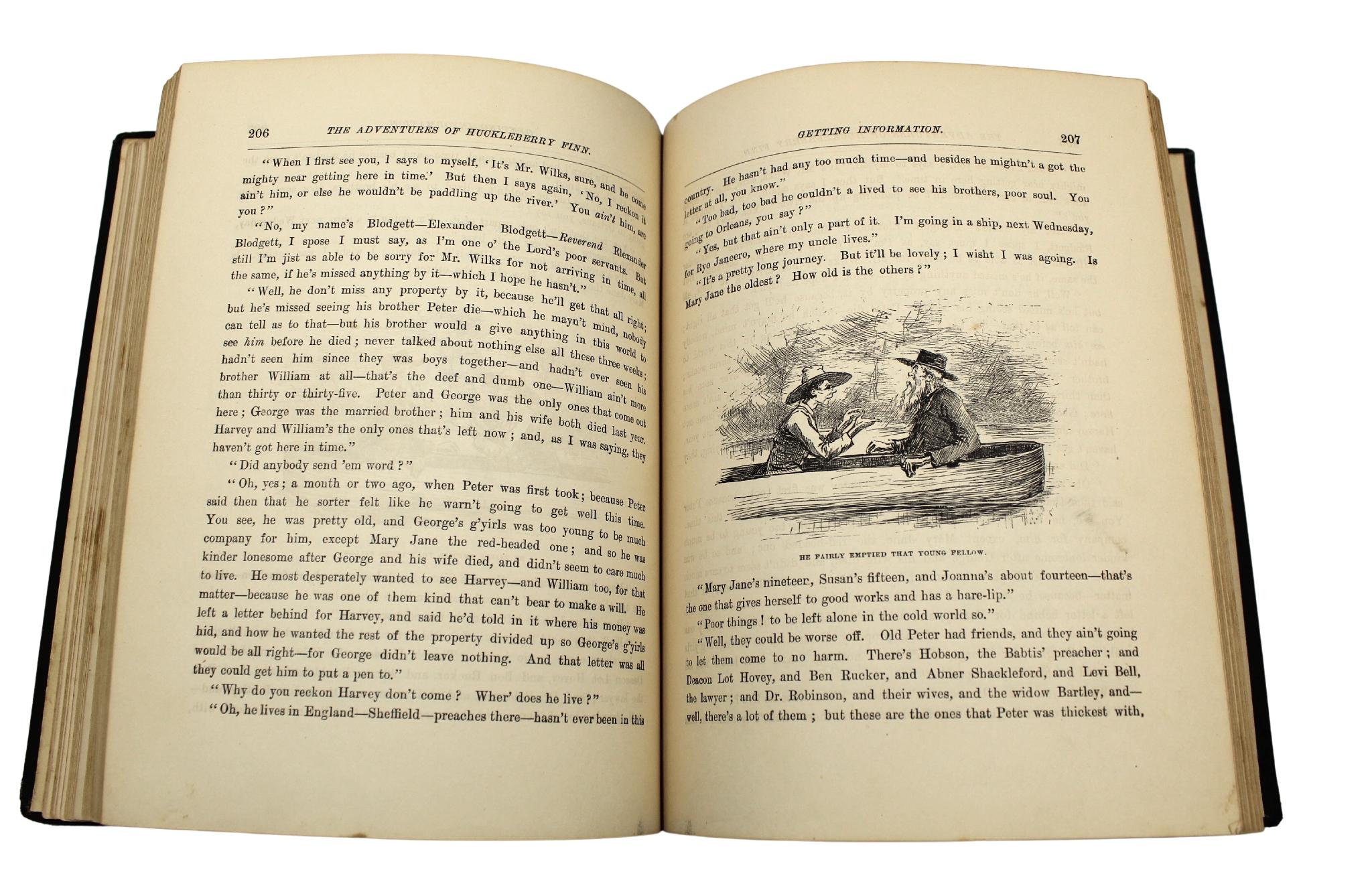 Adventures of Huckleberry Finn by Mark Twain, First American Edition, 1885 6