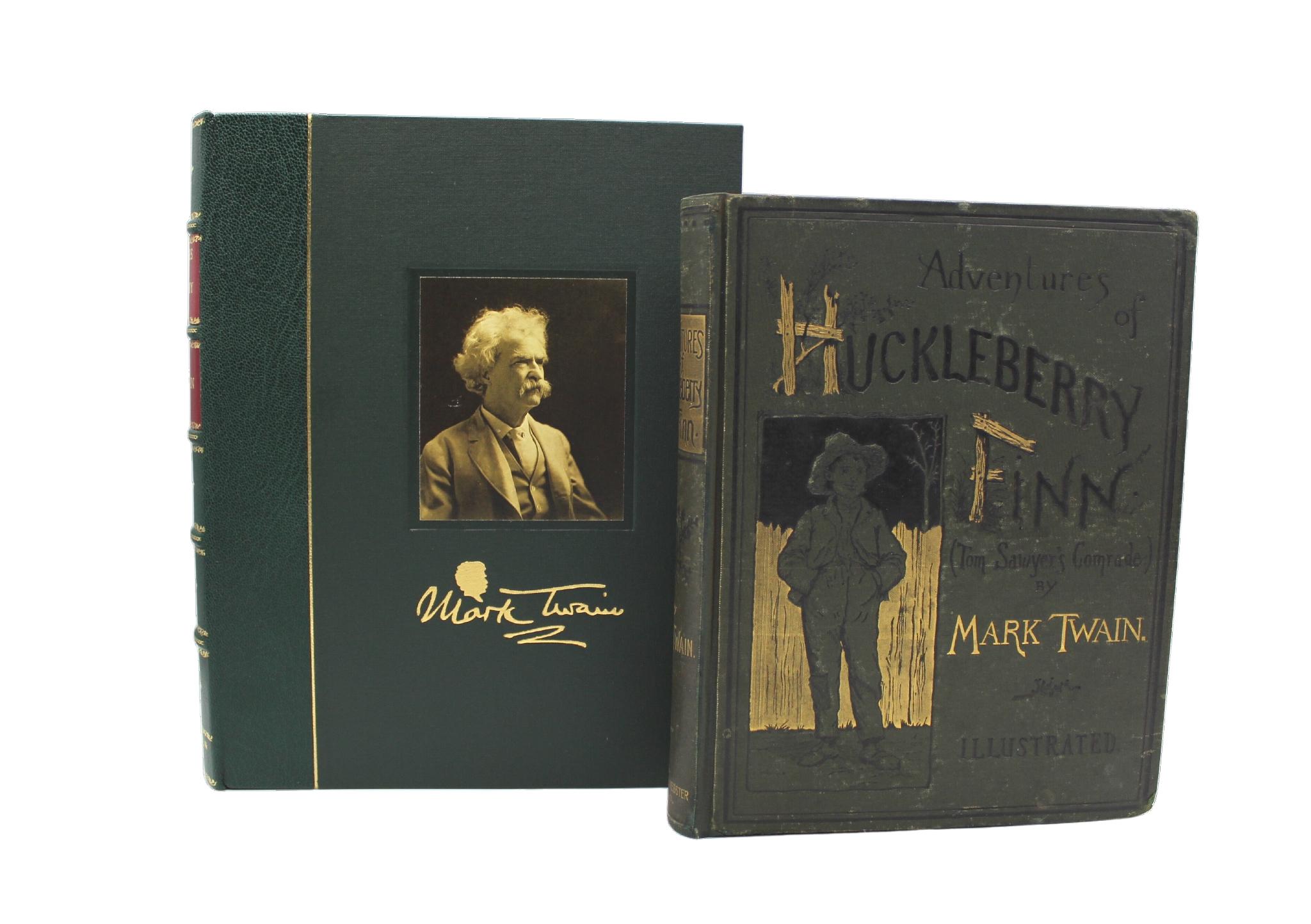 Paper Adventures of Huckleberry Finn by Mark Twain, First American Edition, 1885