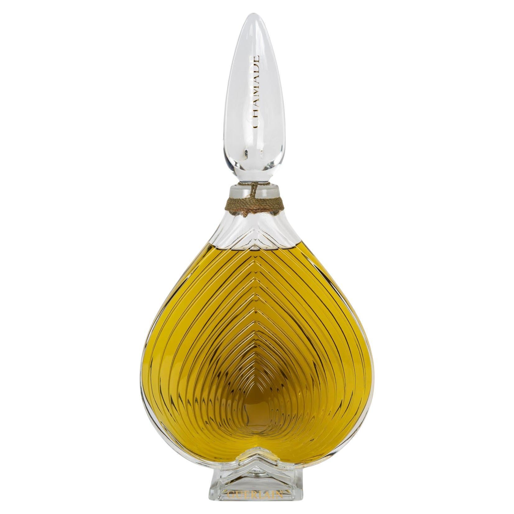Botella Publicitaria, Botella Perfume Gigante, Perfume Guerlain, Chamade, Cristal.