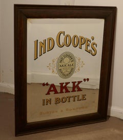 Advertising Mirror, Pub Mirror for Ind Coope AKK