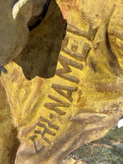 Advertising Paper Mache Figure for Chi-Namel, C1900