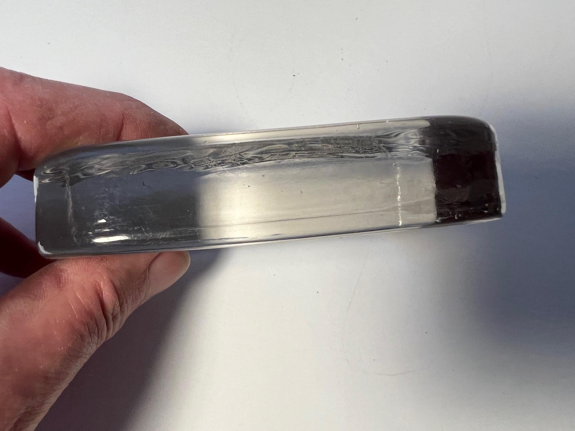 Verre Presse-papiers publicitaires « J.Gliksten & Sons LTD » en vente