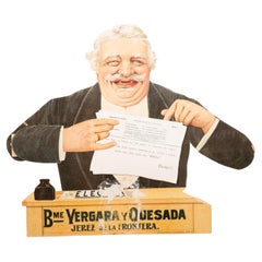 Vintage Advertising poster, Bme Vergara y Quesada, Jerez de la Frontera. 20th century.