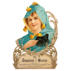 Advertising poster, Granados y Mateos (Jerez wine). Cardboard. 20th century