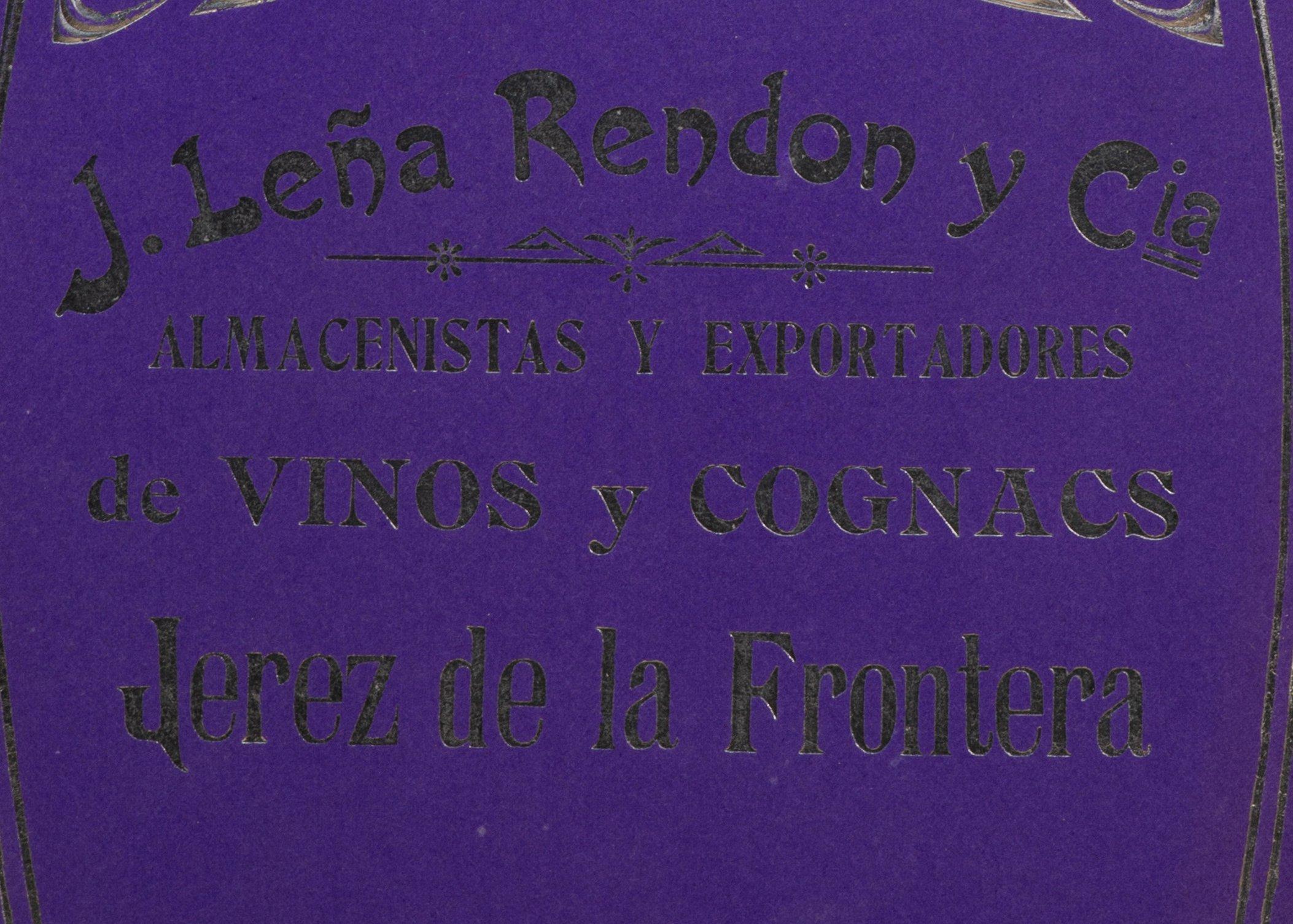 Werbeplakat, J. Leña Rendon and Co. (...) 20. Jahrhundert. (Sonstiges) im Angebot