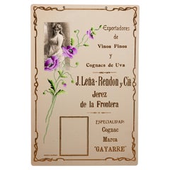 Cartel publicitario, J. Leña-Rendón y Cía. (....) Siglo XX.