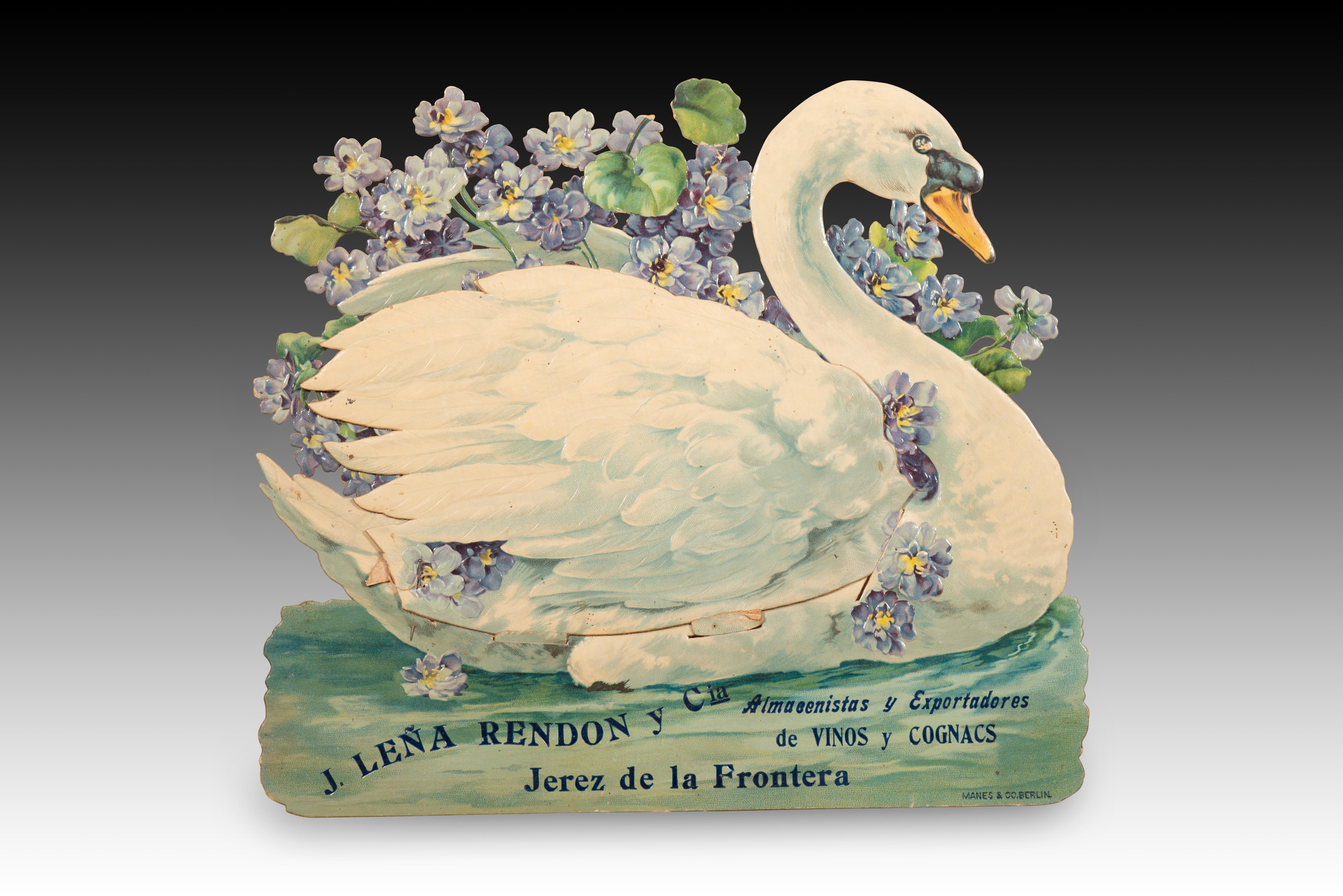 Cartel publicitario, J. Leña Rendón y Co. (...) Jerez de la Frontera. S. XX