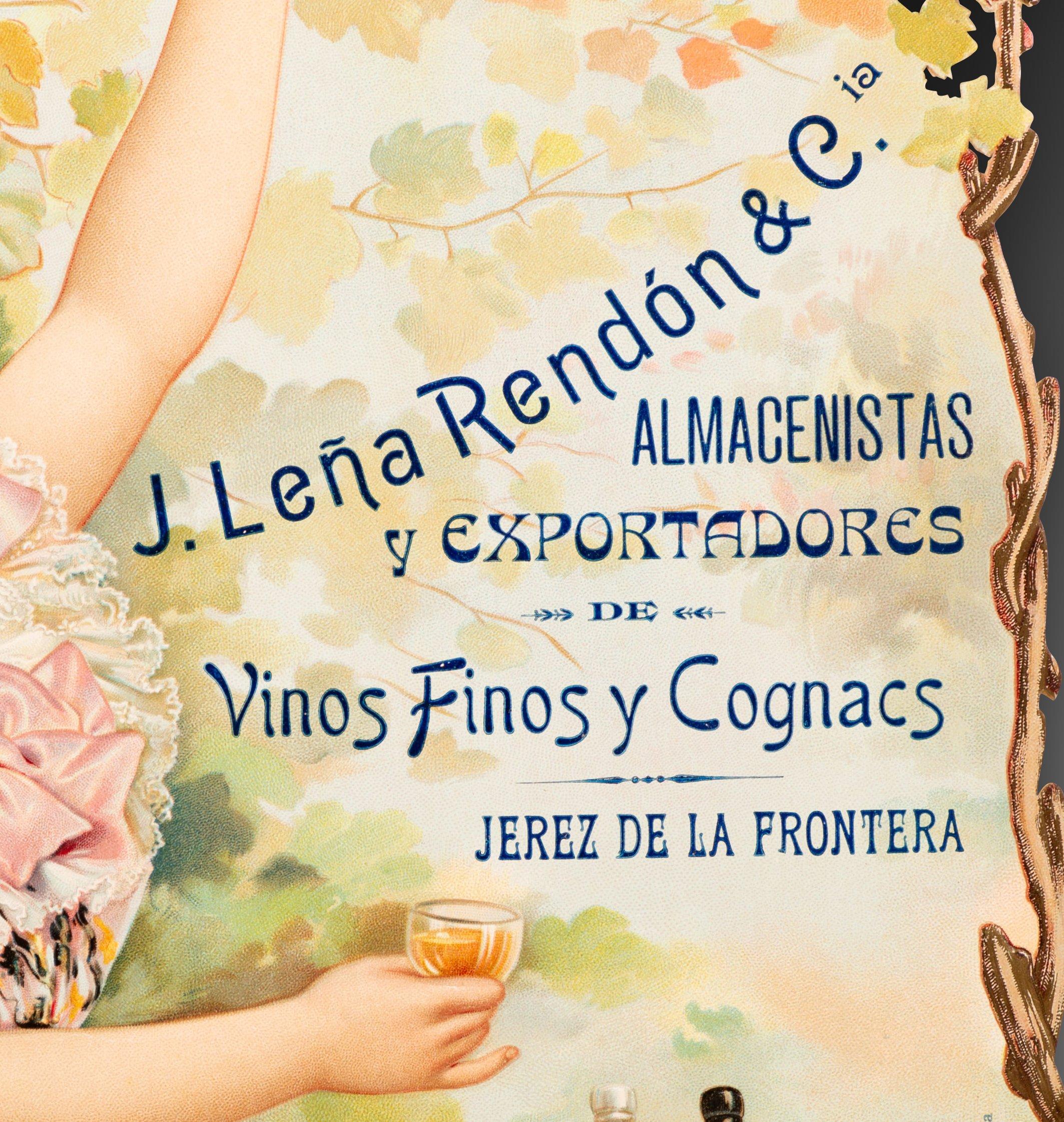 Cartel publicitario, J. Leña Rendón & Co. España, siglo XX. Español en venta