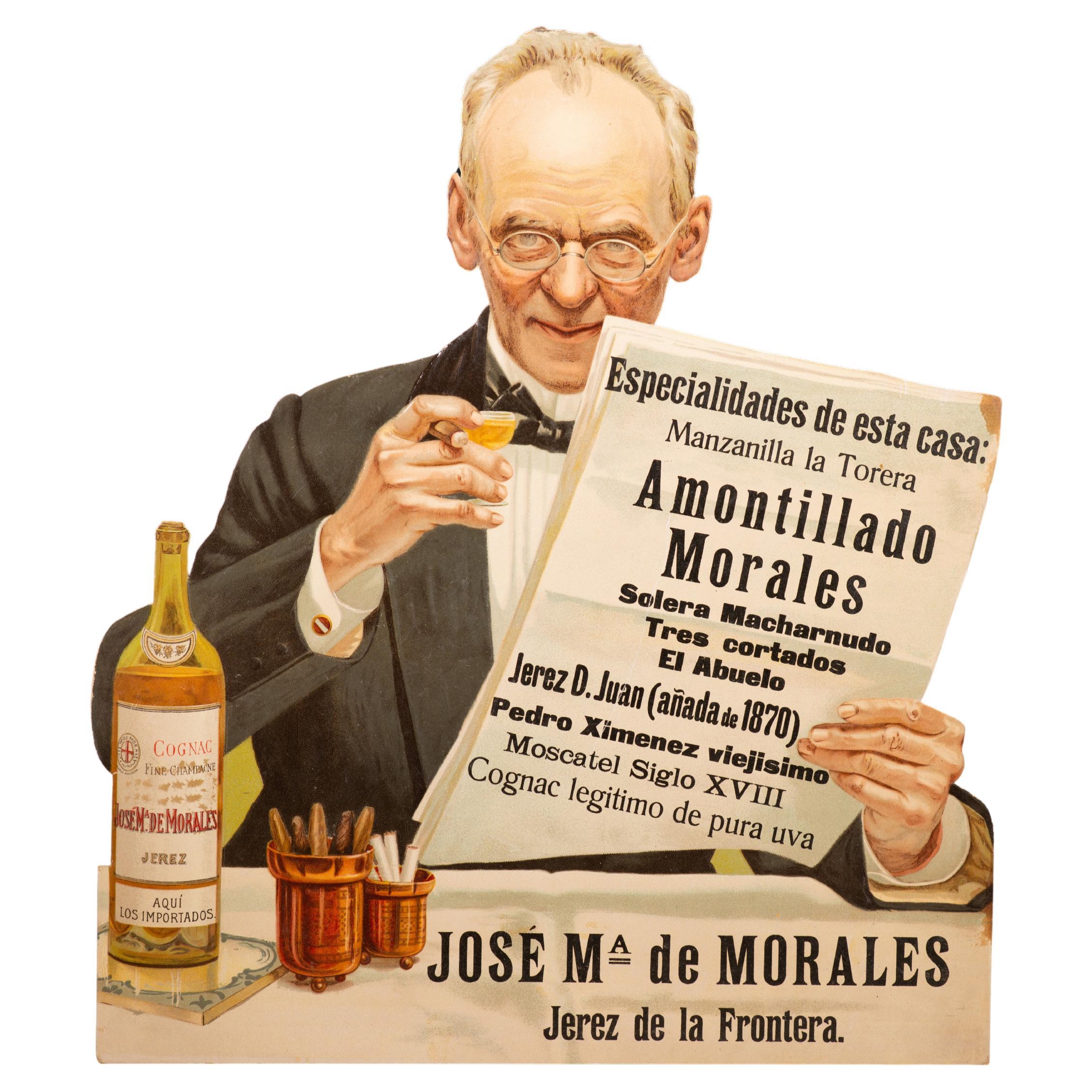 Cartel publicitario, José María de Morales, Jerez de la Frontera. Siglo XX.
